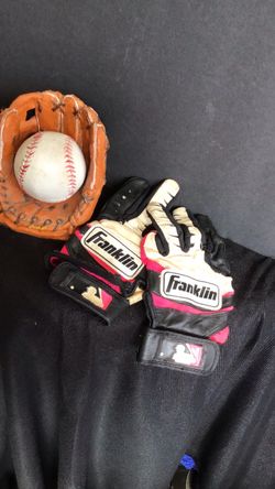 Franklin batting gloves size Youth M