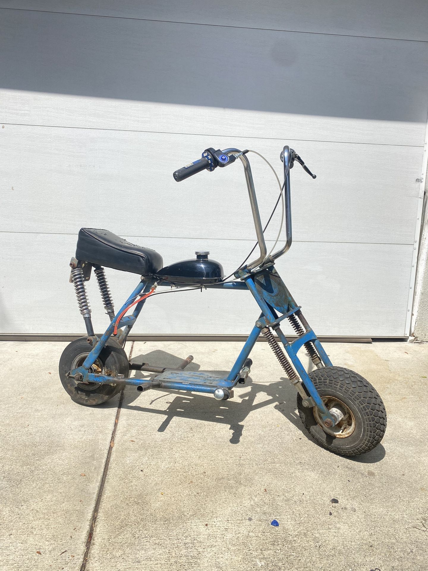 Vintage Full Suspension Mini Bike Frame