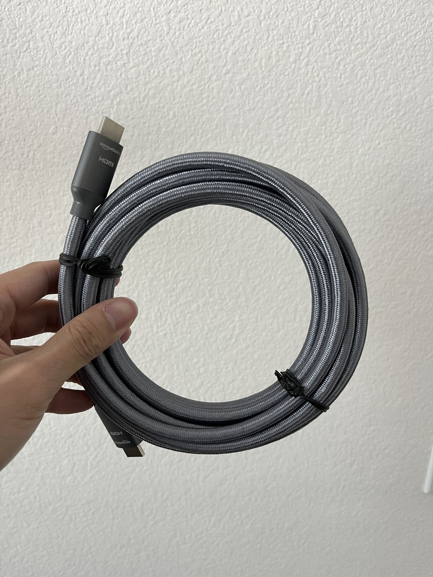 10.2 Gbps High-Speed 4K HDMI Cable with Braided Cord (15 Ft)