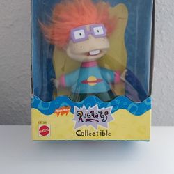 Nickelodeon Rugrats Chuckie Collectible Figure Doll New Sealed Box Mattel 69254 