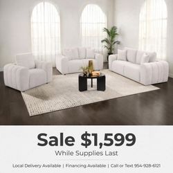 Brand new 3- piece sofa set- Finance available