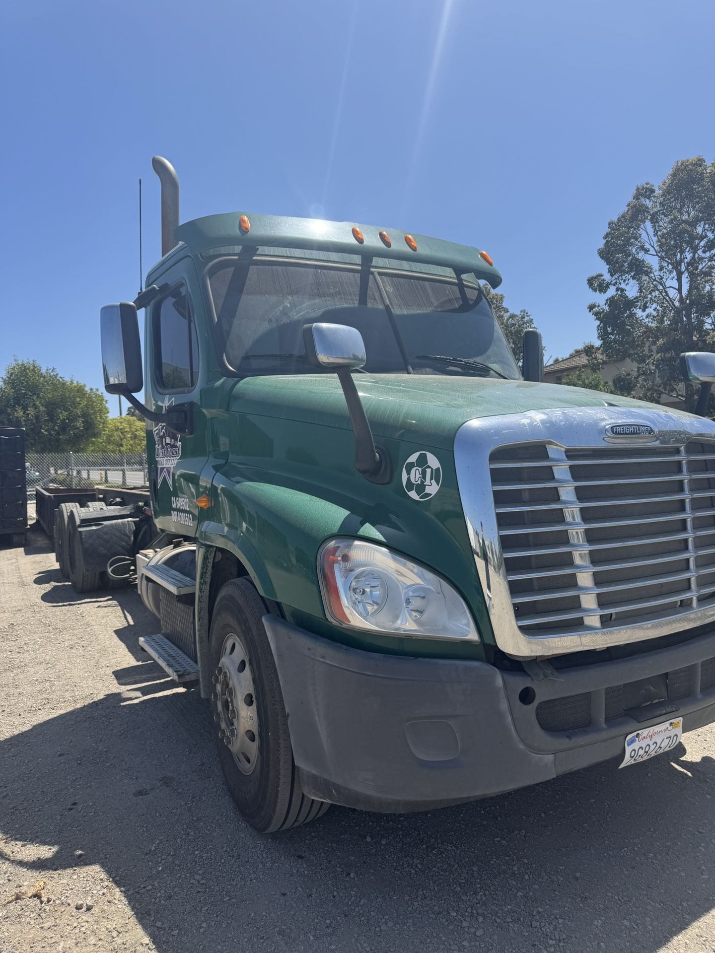 Freightliner Roll Off Truck & Bins
