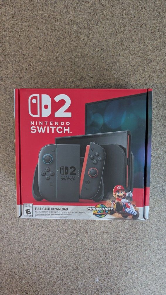 Nintendo Switch 2 Mariokart World Bundle Kart Mario