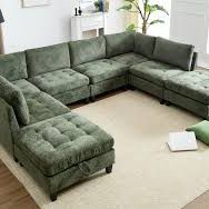 Green Couches/ All Sizes and Styles/ Customizable/ Living Room Furniture - Same Day Delivery - No Credit Needed