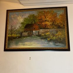 Original Oil Painting Land Scape View Signed By C.Kester