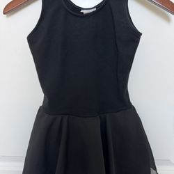 Capezio Childs Dance Leotard Skirted Black Size L Ballet