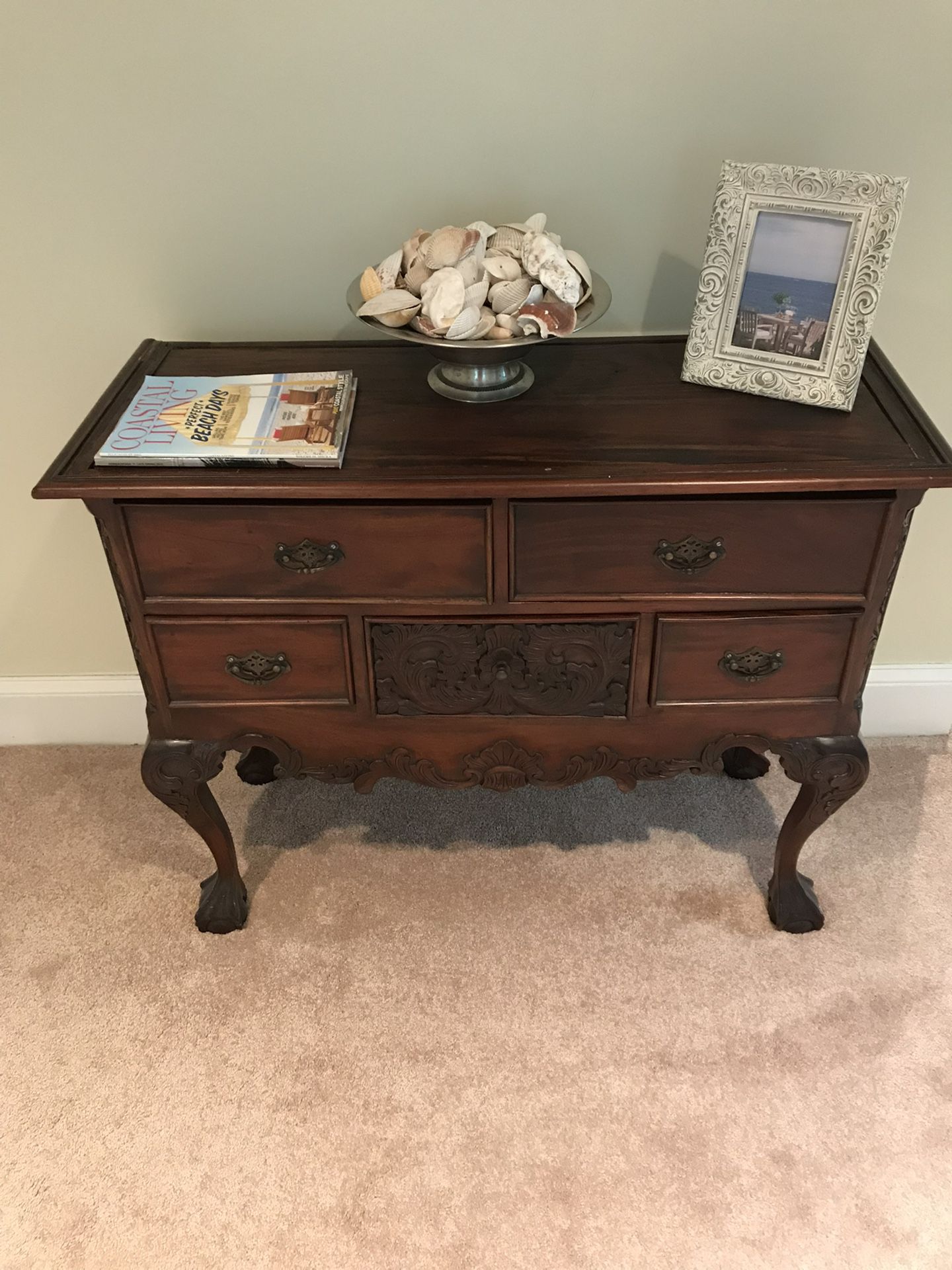 Farmhouse Wood Drawer Chest / Side Table