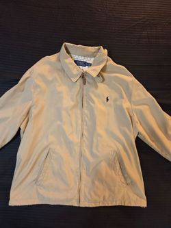 Polo Ralph Lauren Khaki Zip-Up Jacket