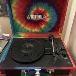 Victrola Tye Dye Record Player 
