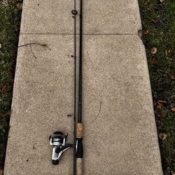 Classic fishing pole setup
