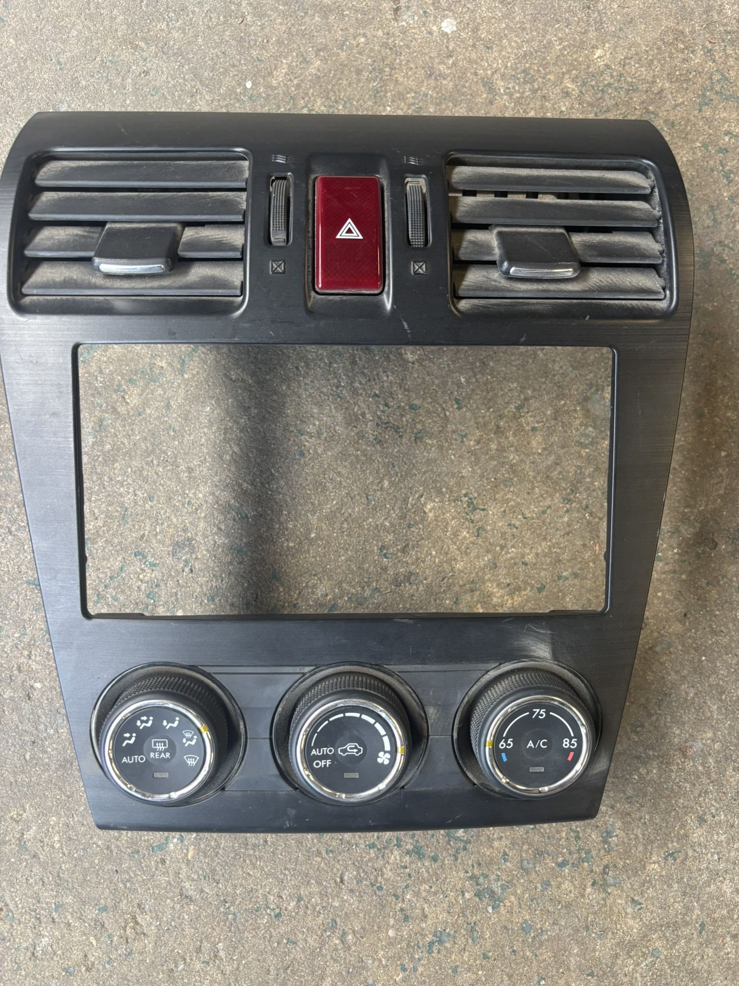impreza A/C controls