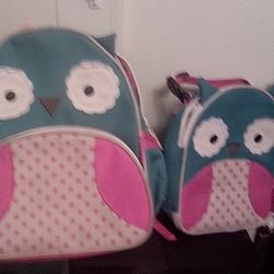 !! Child's Backpack And Lunch Bag 