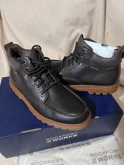Rockport Works Steel Toe Boots