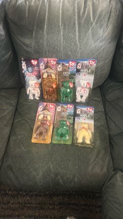 McDonald’s Ty Beanie Baby International Bears — Full Set of 4 + 3 Extras — All Sealed