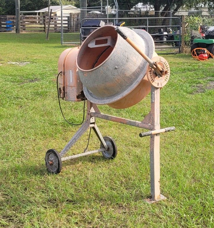 3.5 Cubic Ft.  Cement Mixer 