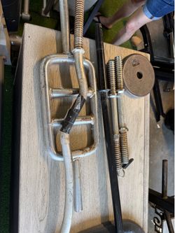Assorted weight and bench