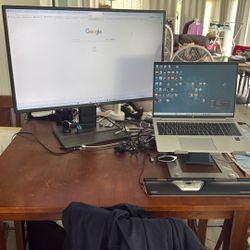 Wood Table And 4 Chairs