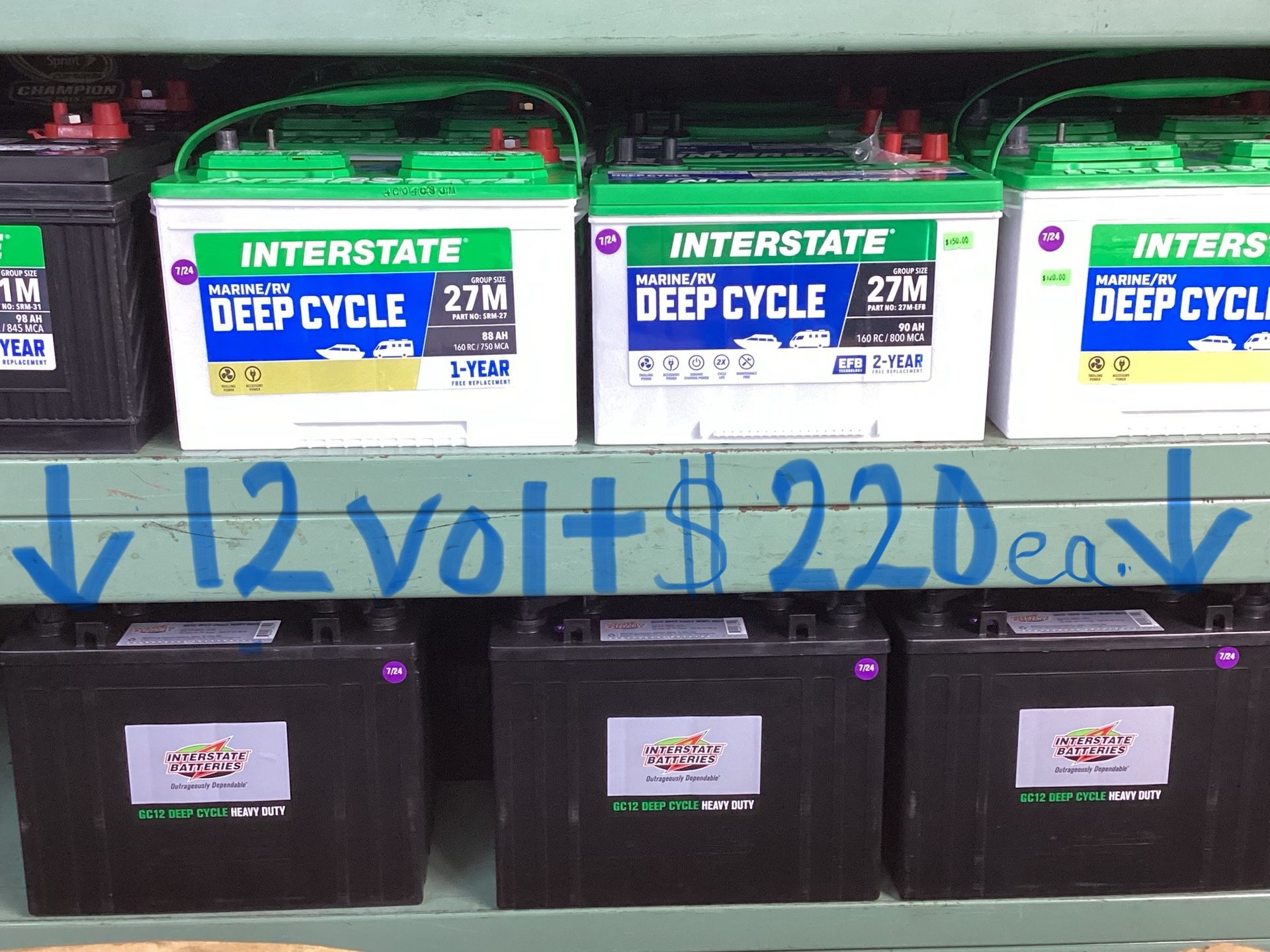 **❇️❇️12-Volt "Golf Cart Battery" Set❇️❇️**