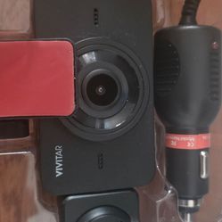 Vivitar  4k Smart Dash Cam Dashcam Dashsense Duo AI Powered-Black-NEW In Box