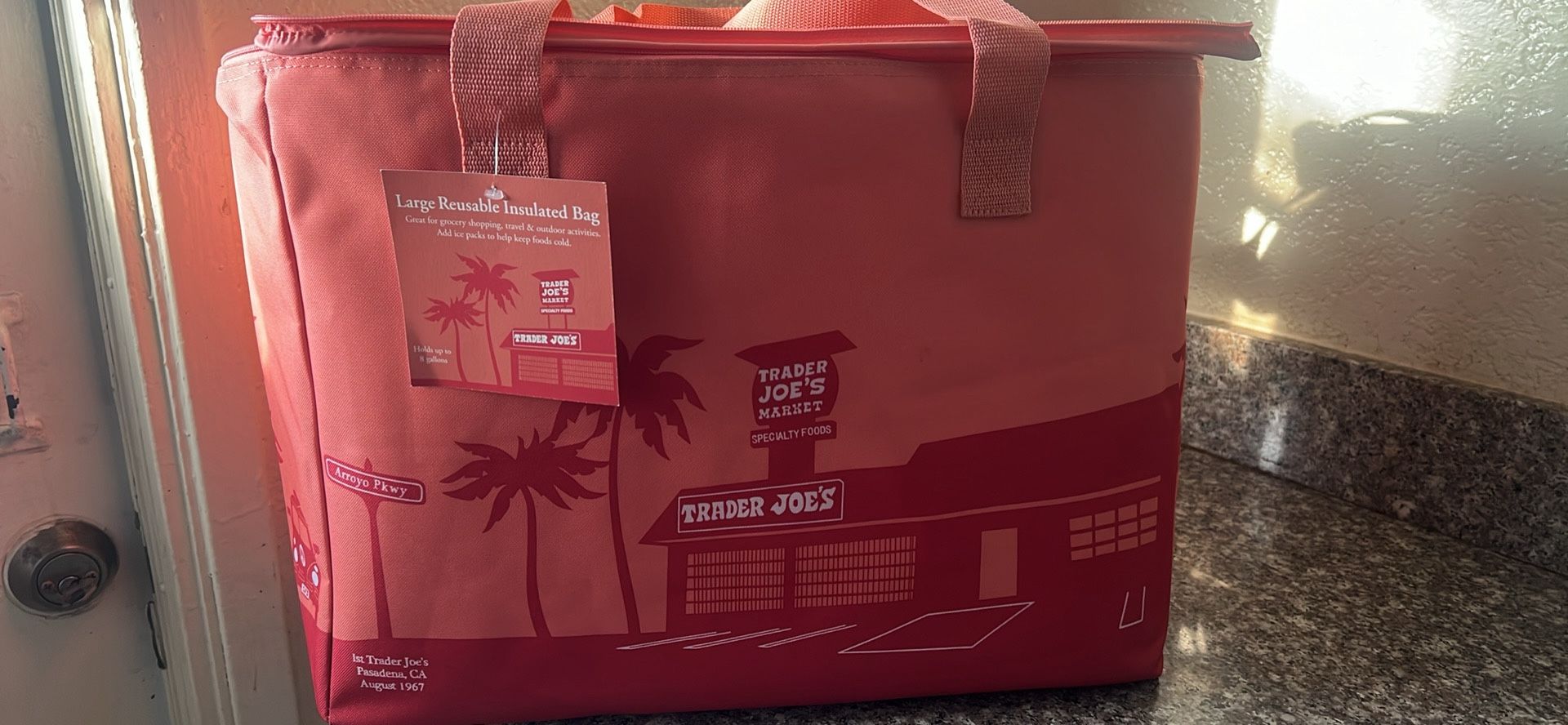 Large Reusable Insulated Bag Trader Joe's