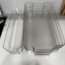 Clear Refrigerator/Pantry Bins