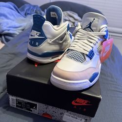 Air Jordan 4s Military Blue Sz 9 Men