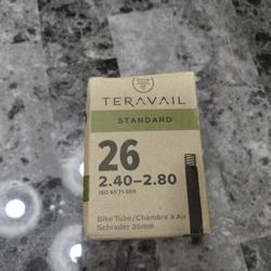 Teravail Brand Standard Bike Tube 26