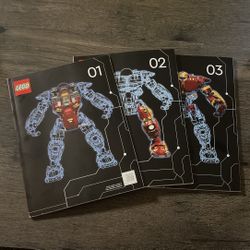 LEGO Iron Man Mark 44: Hulkbuster #76210 Instruction Booklets + Sticker Sheet