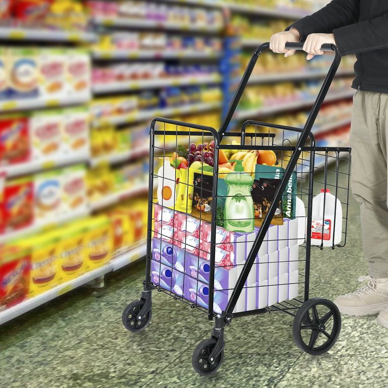 Foldable Shopping Cart/ Carrito De Compras Pegable