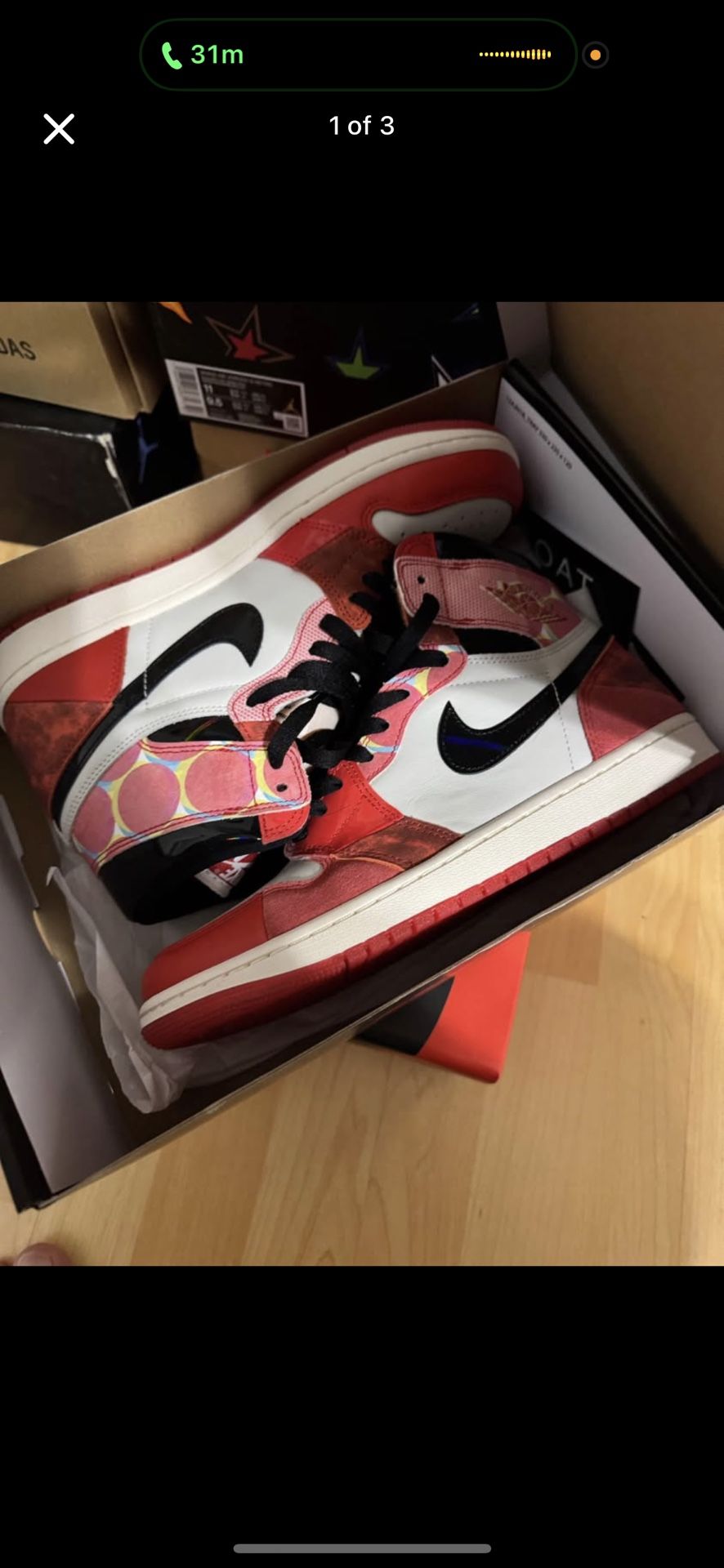 Jordan 1 Spider Man