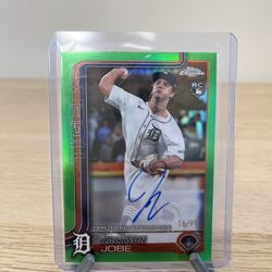 2025 Topps Chrome Jackson Jobe Auto RC /99