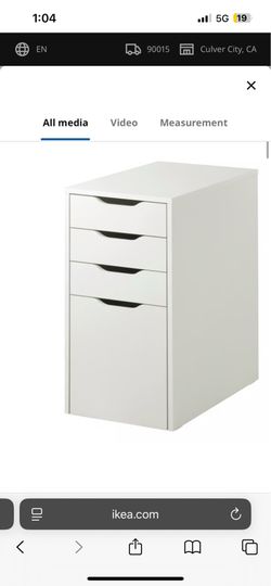 IKEA ALEX DRAWER 4 WHITE