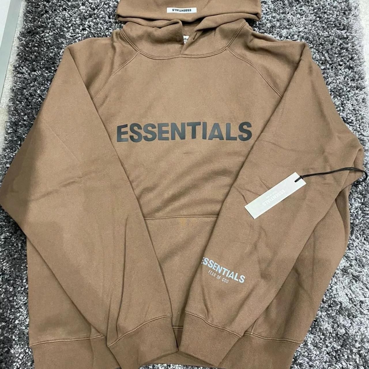 Fear of God Men's Brown Hoodie