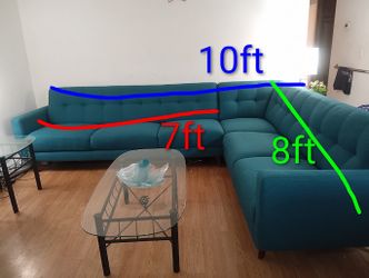 Teal Couch