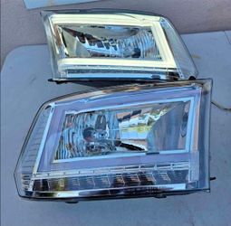 09-18 Dodge Ram LED DRL Projector
Headlights Luces Focos Micas Faros Faroles Headlamps