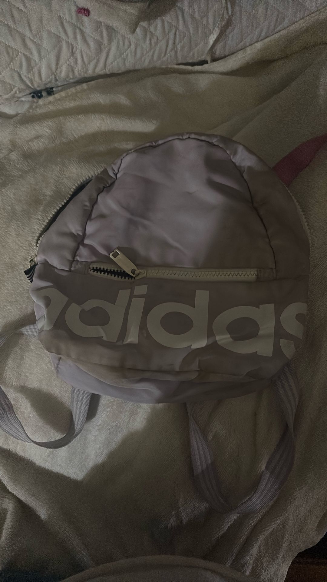 Light Purple Adidas Small Backpack