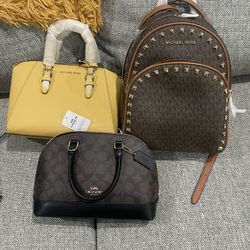 Authentic Michael, Kors, And Coach Bags