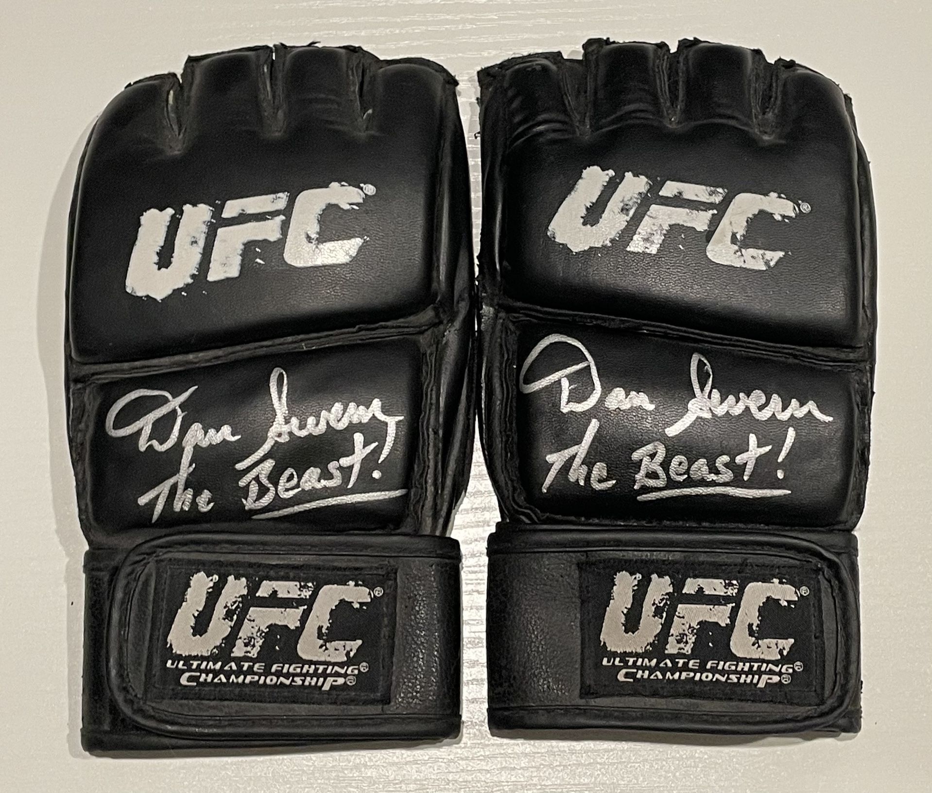 Dan Severn Signed UFC Gloves