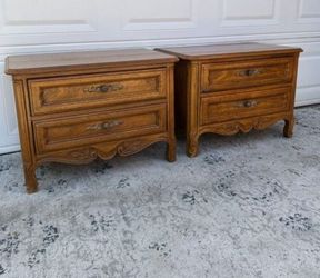 Vintage Drexel French Provincial 5-Piece Bedroom Set. In Cerritos. Make an offer. Willing to negotiate. It's king size. I bought a new queen bed. I ha