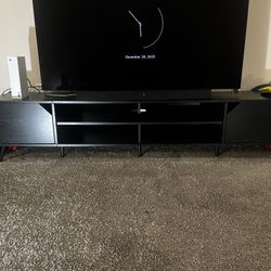80in TV Stand W Storage