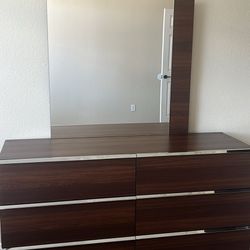 6 Drawer Dresser With Mirror 