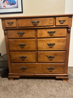 Solid maple dresser