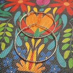 New Large Hoops Silver Plated Can Be Cleaned With Silver Cleaner Mpu Serious Buyers Only Don't Deliver 