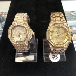 Men watch $75 each
