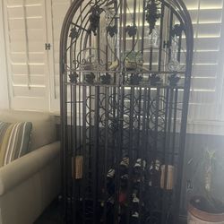 Iron Wine Rack