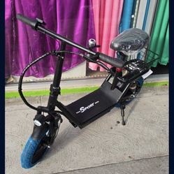 ELECTRIC SCOOTER WITH SEAT 25MPH-35MILES RANGE Electric Scooter with Seat,1200W Peak Motor, 25 MPH 750Wh 35-45 Miles , 14" Foldable Commuting Electric