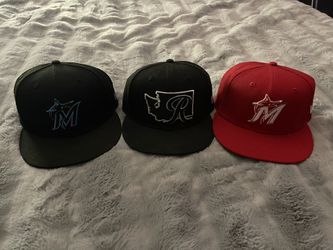 3 fitted hats