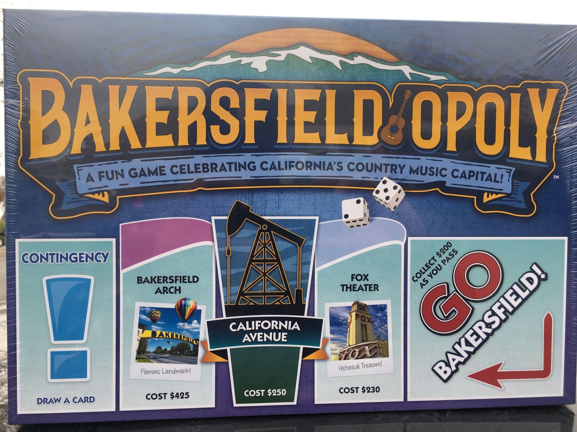 BAKERSFIELD OPOLY ( monopoly) $50 obo