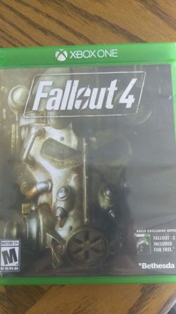 Fallout 4 video game for xboxone