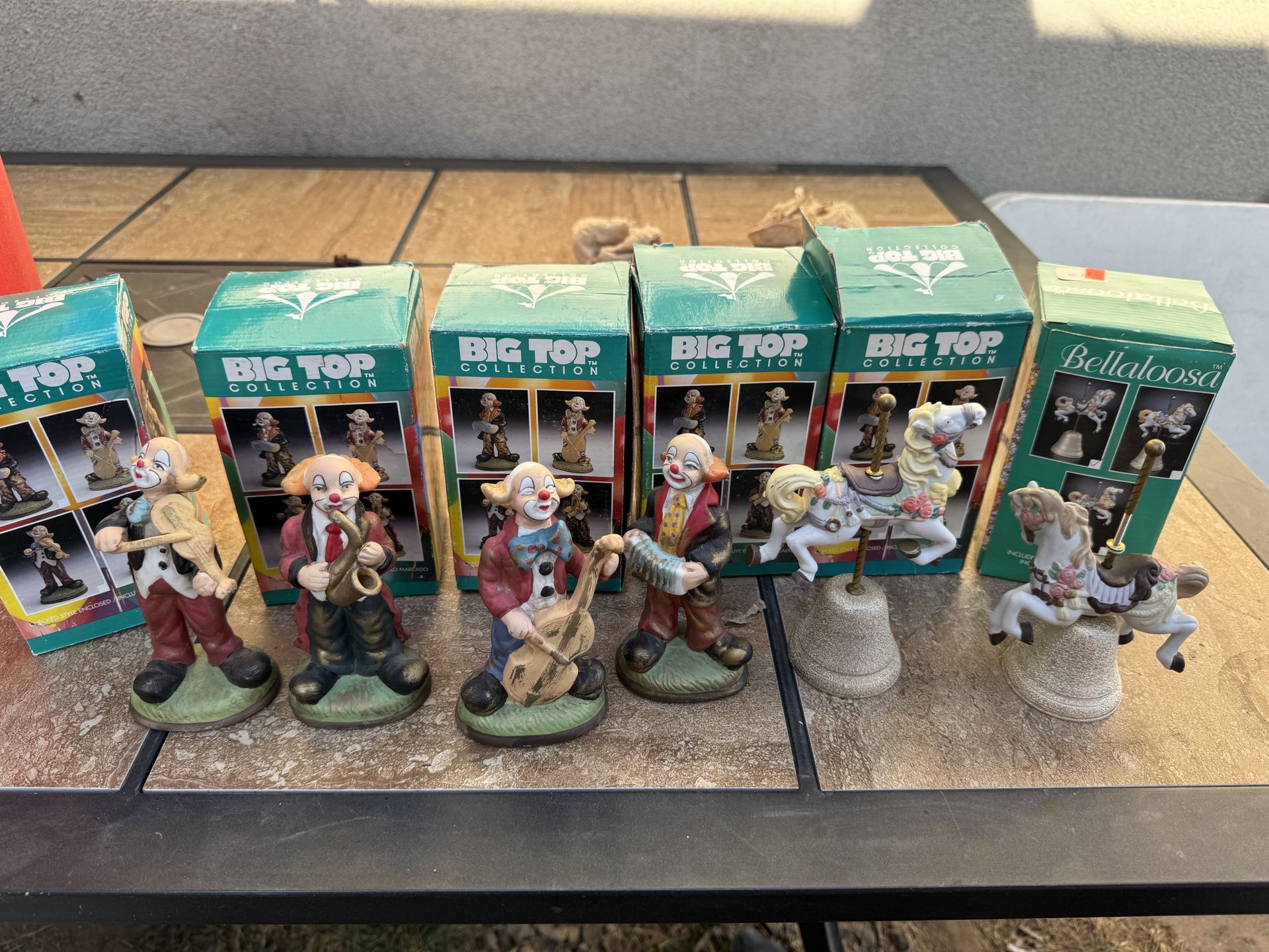 Big Top And Bellaloose Collections “clown And Horse”